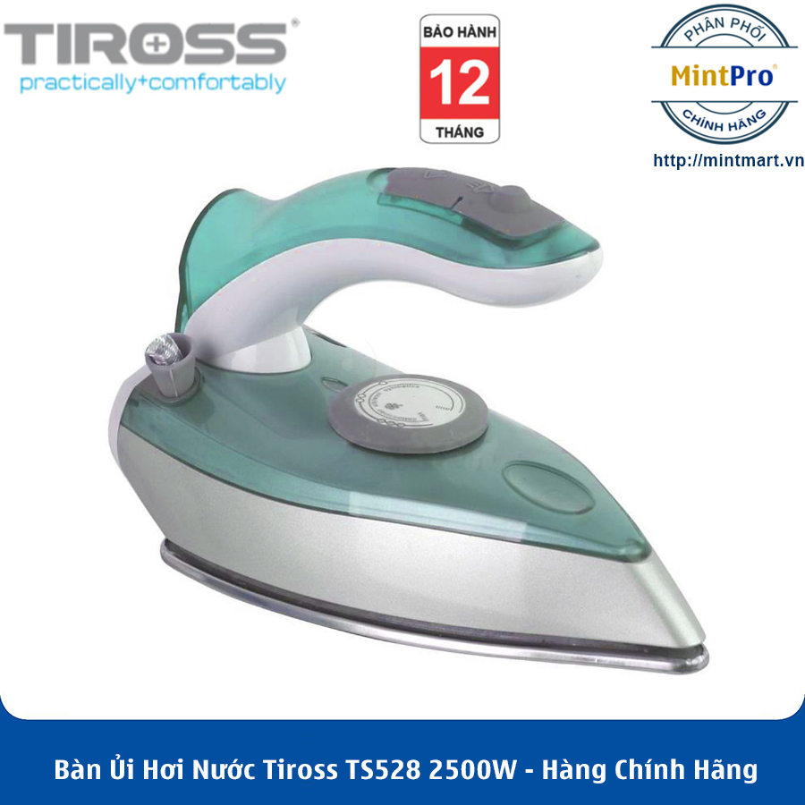 Bàn ủi hơi nước tiross ts528 2500w - hàng chính hãng