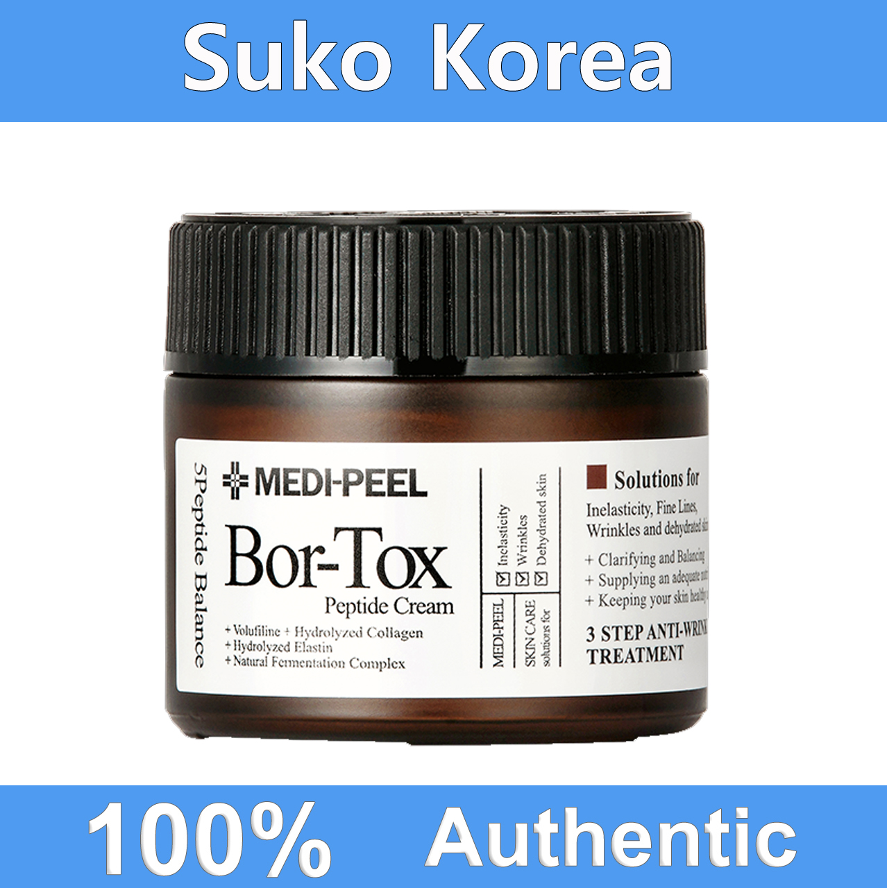 Kem dưỡng MEDIPEEL BORTOX PEPTIDE CREAM căng bóng chống lão hóa Medi-Peel BOR-TOX 5.0