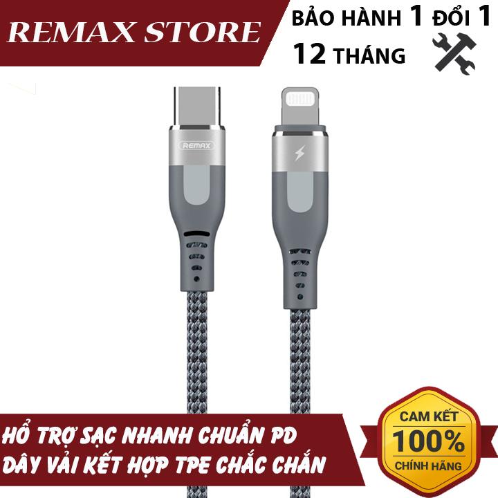 Cáp sạc nhanh cho iphone remax rc-151cl cổng type c to lightning
