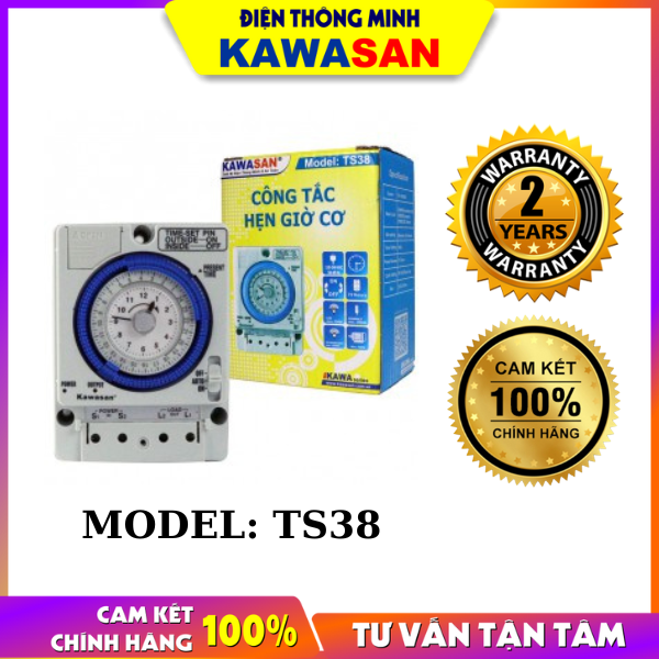 Công tắc hẹn giờ thanh ray ts38