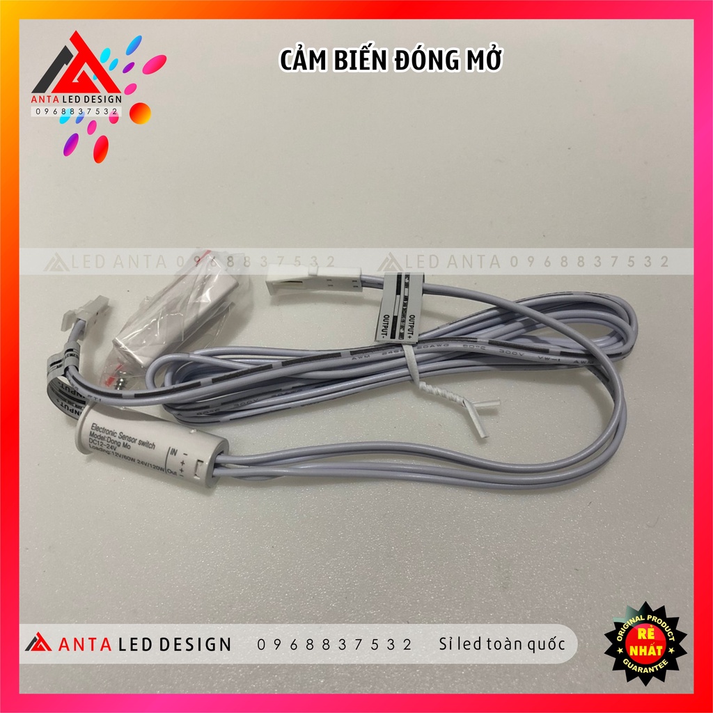 Cảm biến vẫy tay, đóng mở, chạm dùng cho LED 12v kết hợp led thanh , led dán trang trí nội thất, tủ bếp