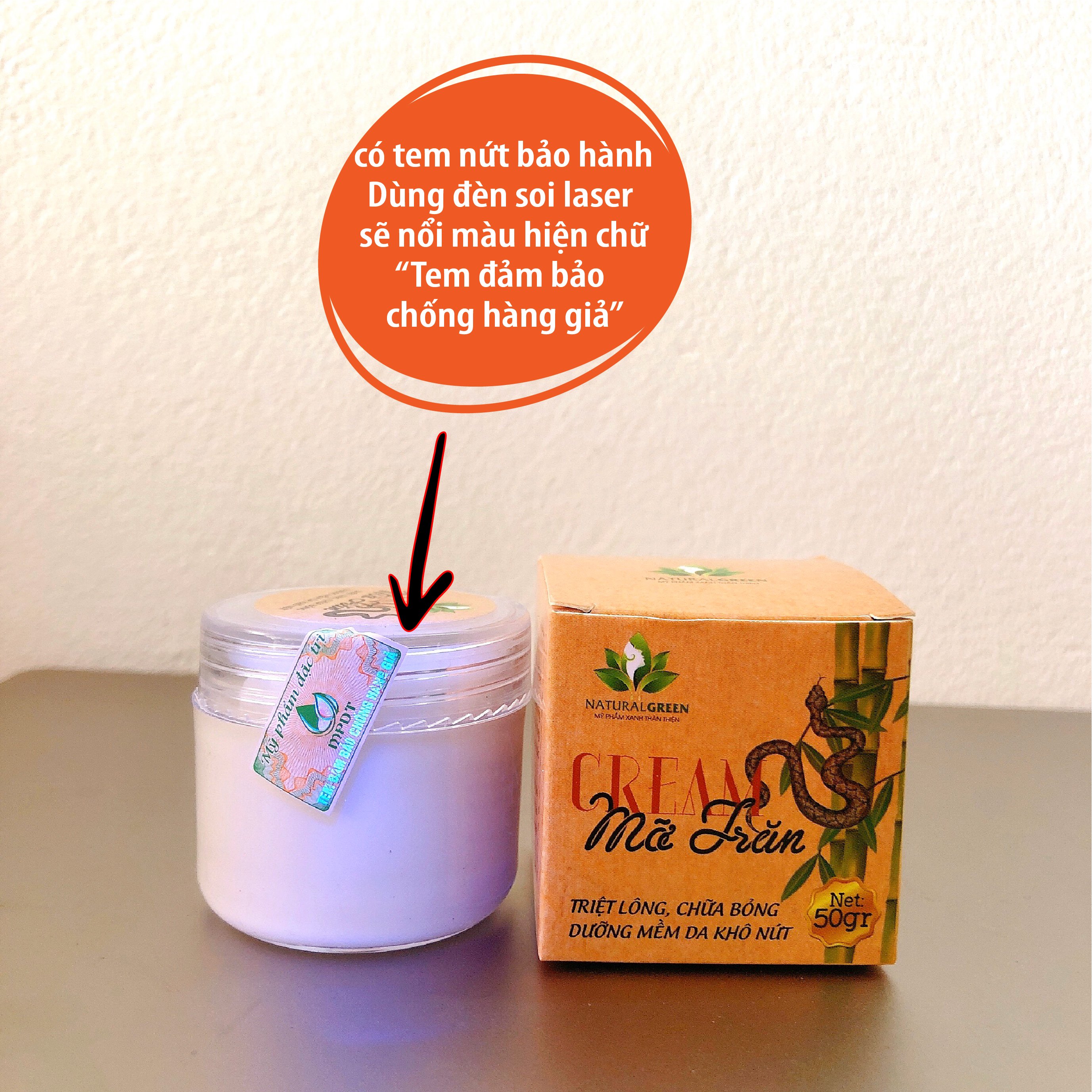 Kem mỡ trăn nano đa năng, rạn,nứt gót chân,viên da, triệt lông