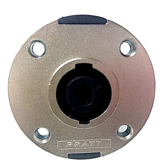 Bộ 2 jack cắm speakon cái mẫu tròn mặt nhôm