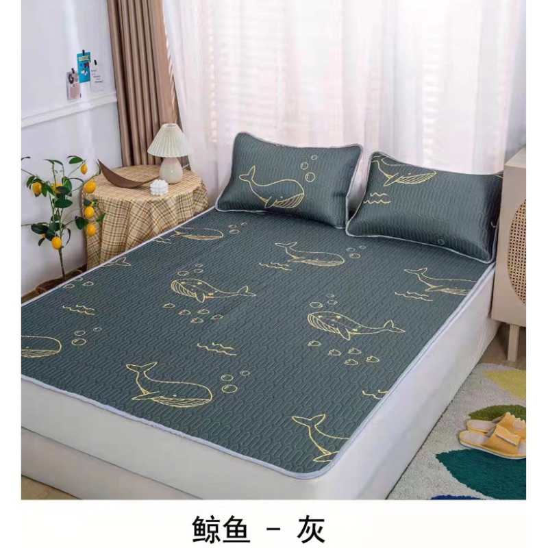 Chiếu Điều hòa - Chiếu Điều Hòa Cao Su Non - chiếu điều hòa mát lạnh- chiếu ngủ văn phòng.Chiếu Điều Hòa Loại 1m8x2m Tặng Kèm 2 Vỏ Gối