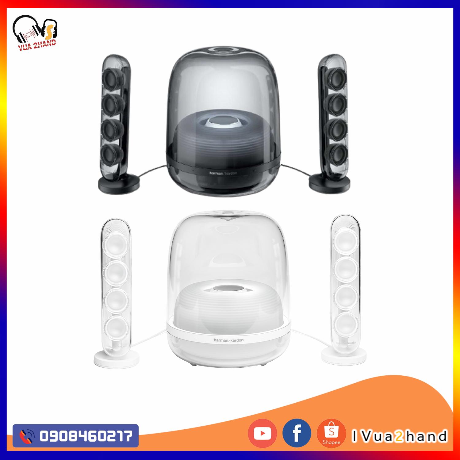 [HCM][Trả góp 0%] Loa Harman Kardon Soundsticks IV (4)  - Bảo Hành 12 Tháng PGI