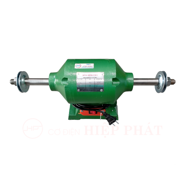 Máy đánh bóng 2 đầu 1 ngựa, hàng Việt Nam, motor lõi đồng