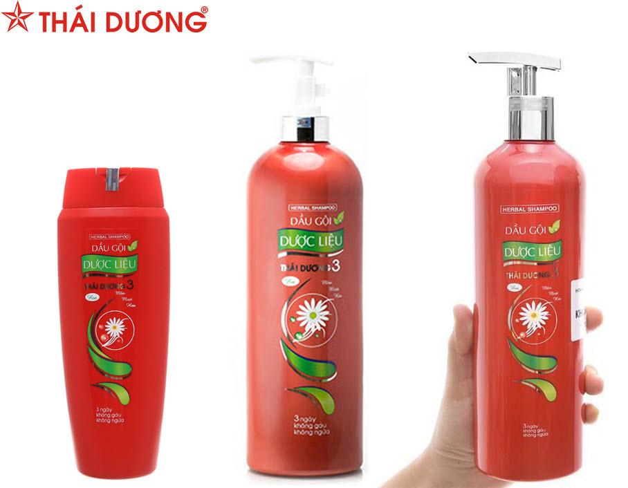 Dầu gội dược liệu Thái Dương 3 Hương Hoa Ngọt Ngào (200ml, 600ml, 1,1L)