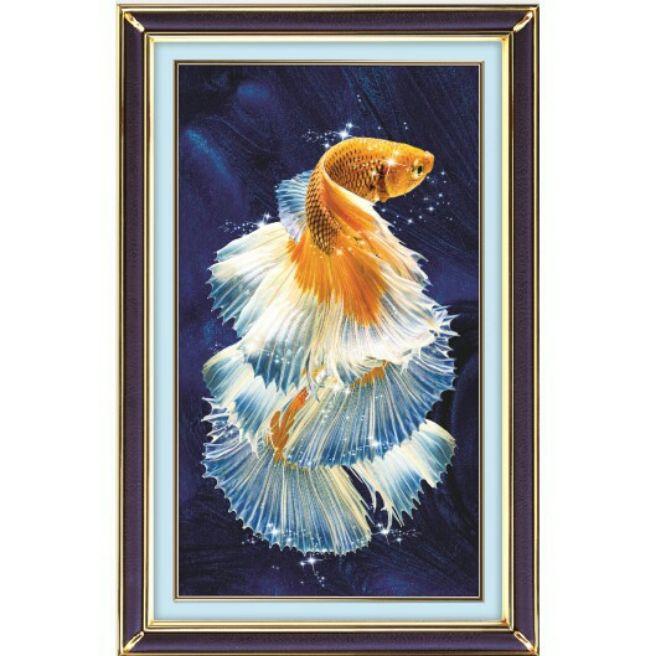 tranh đính đá Cá Chép Hóa Rồng 88720 (83*50cm)