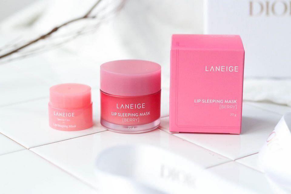 (Mẫu Mới) Mặt nạ ngủ cho môi Laneige 20g Lip Sleeping Mask, Mặt nạcho môi Lip Sleeping Mask Berry 20g