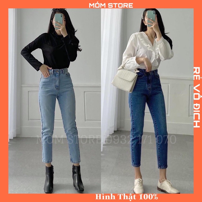 Quần Jean Boyfriend Chuẩn Form Xuất Xịn