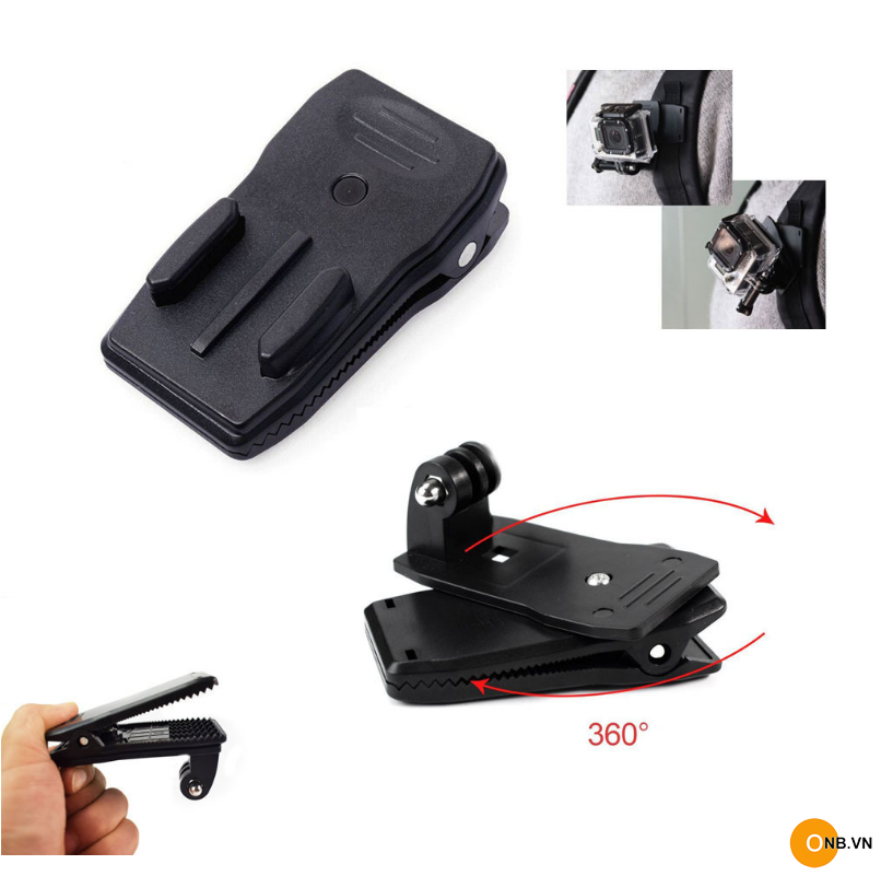 Kẹp gắn balo dùng cho Gopro Osmo Action Pocket