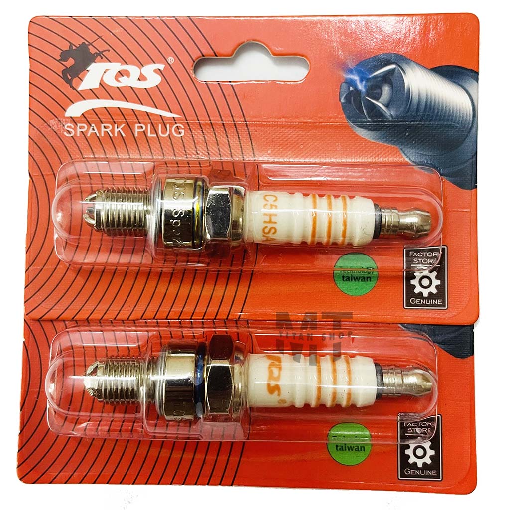 Bugi 3 Chấu TQS Gắng Cho Xe Số, Xe Tay Ga,bugi xe số, bugi tay ga-MTS