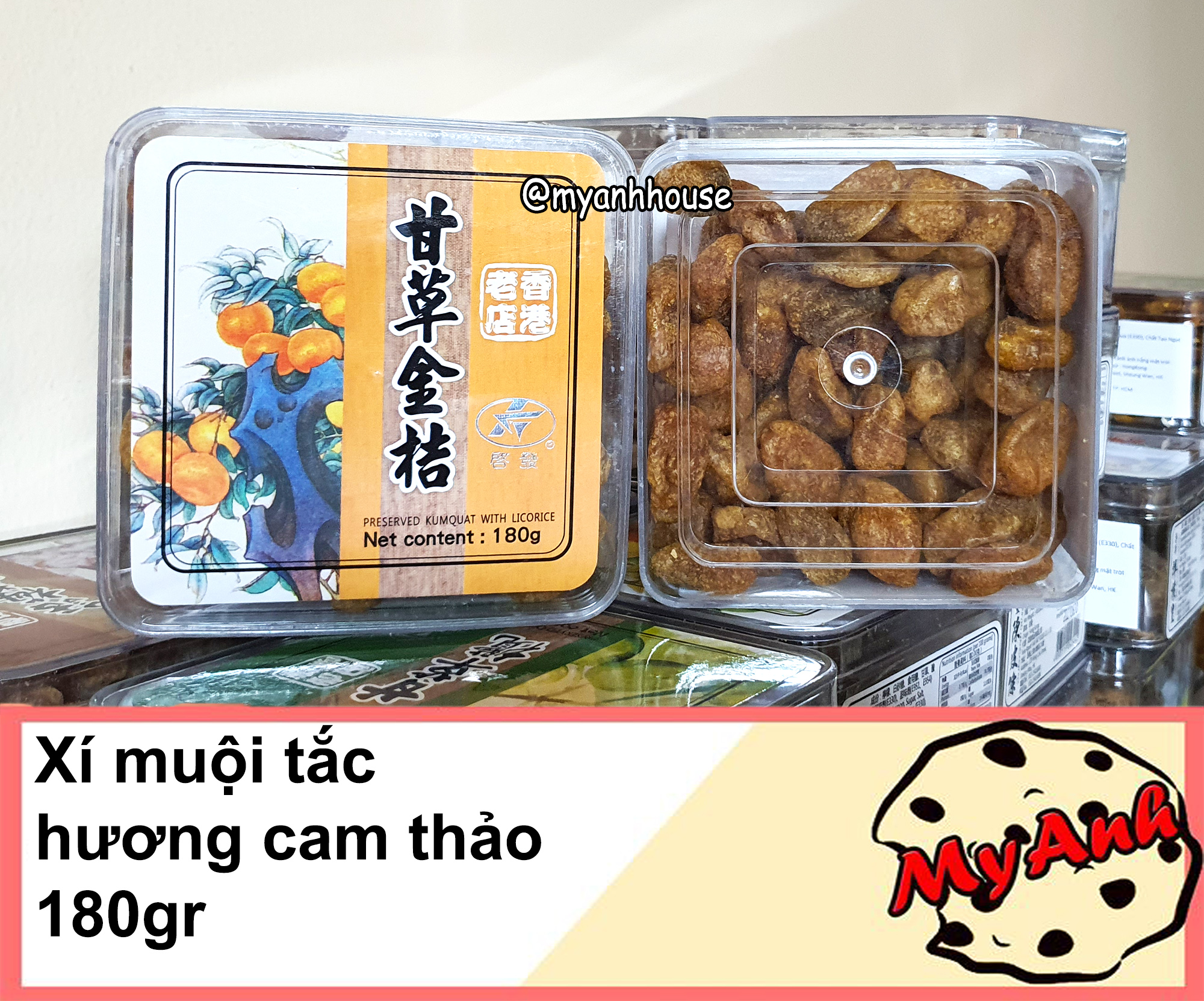 (Tắc hương cam thảo) XÍ MUỘI HONG KONG