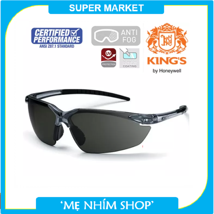 Kính bảo hộ cao cấp Kings KY714 chống bụi chống tia UV bảo vệ mắt