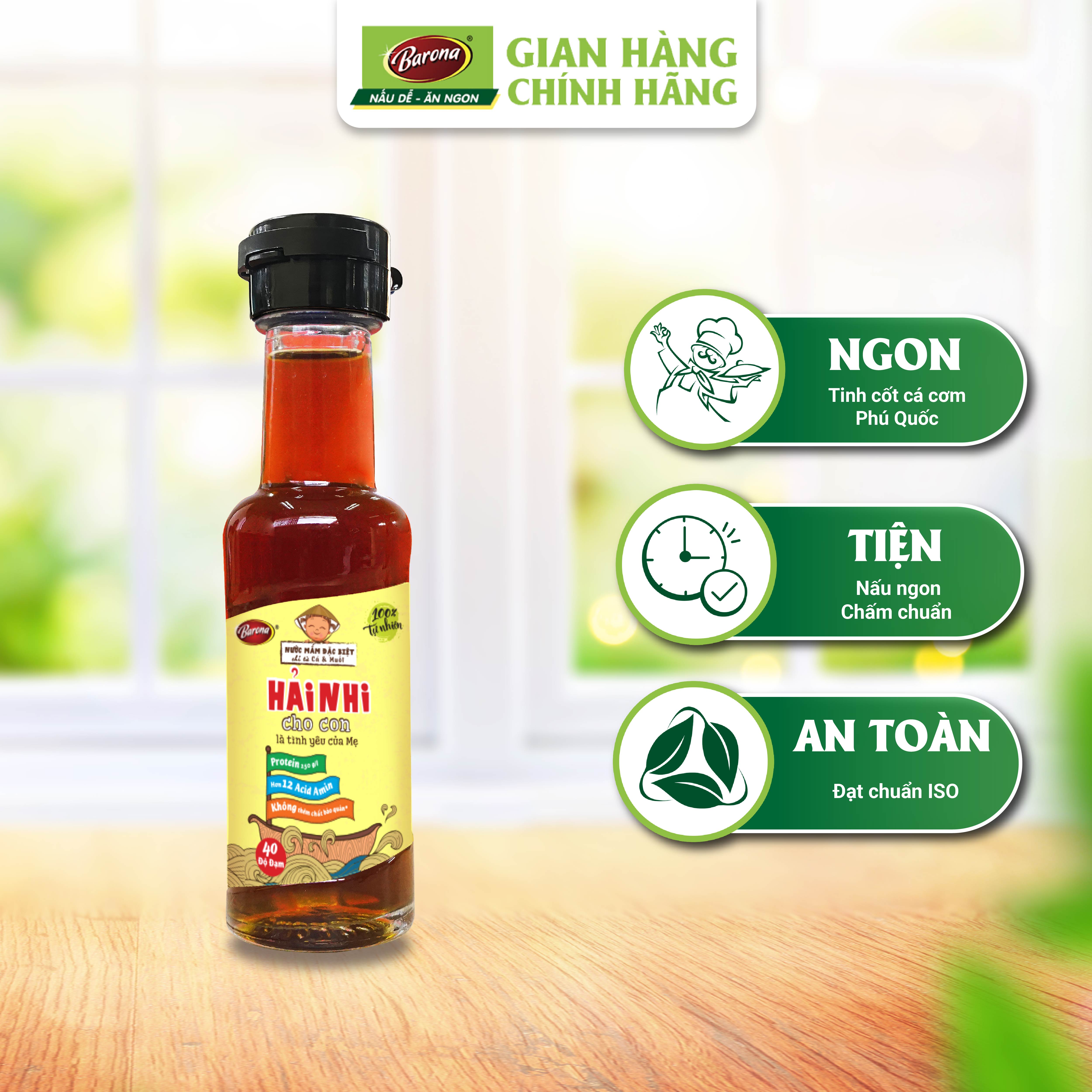 Nước Mắm Hải Nhi Barona 50ml dành cho trẻ