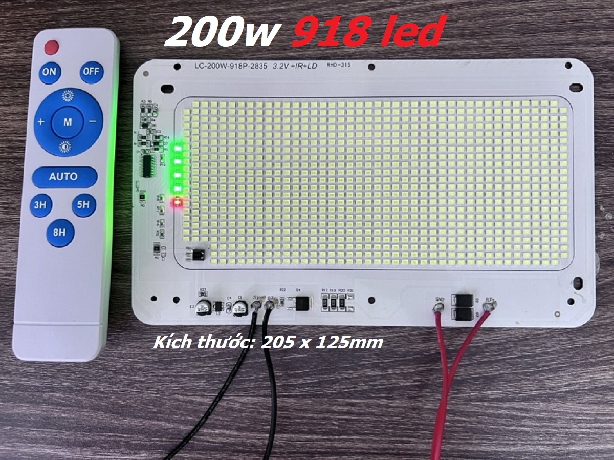 Chíp led lắp cho đèn năng lượng mặt trời 3.2 - 3.7v 60w, 100w, 200w, 300w