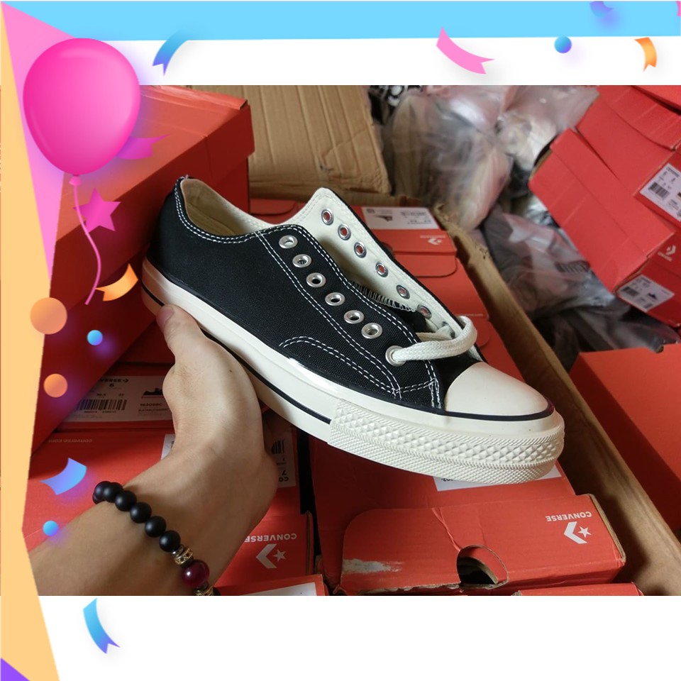 Giày thể thao Classic All Star Đen Thấp Cổ Nam Nữ