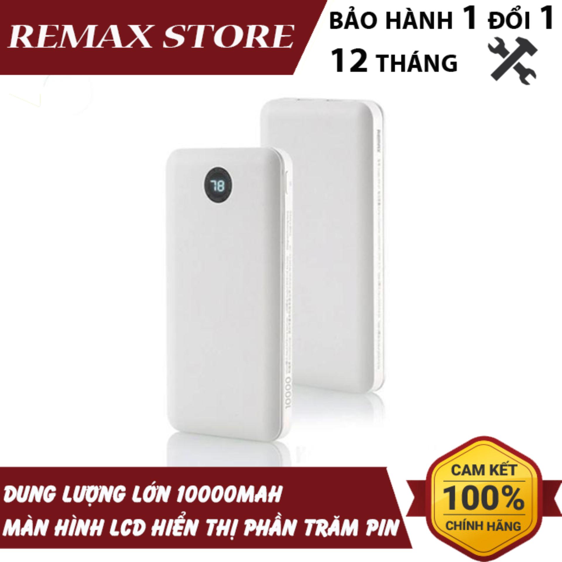 Pin dự phòng remax rpp-37 energy eye 10000mah hỗ trợ sạc nhanh 3.0a