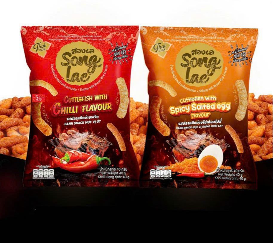 Bánh Snack Mực Nướng Thái Lan Songlae