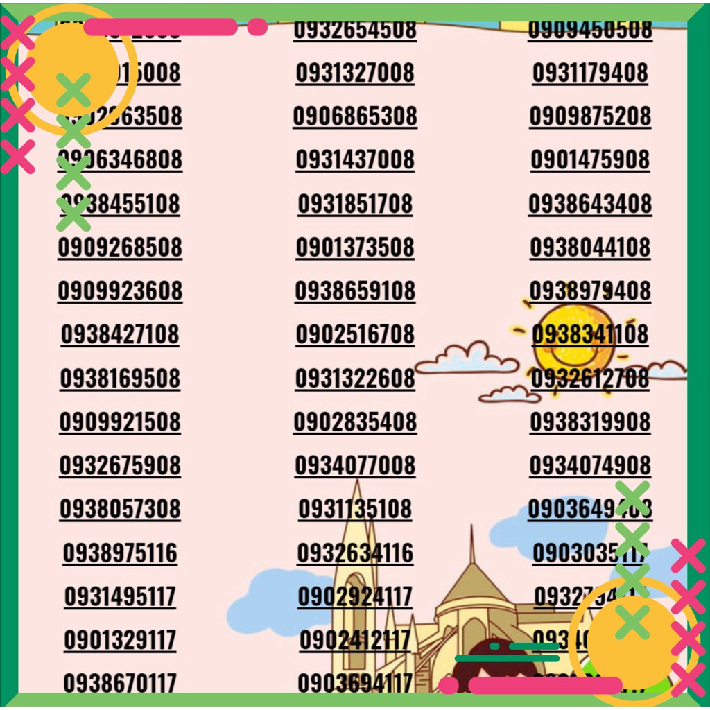 Sim số đẹp mobi
