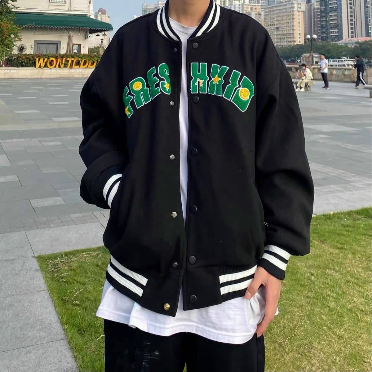 Áo khoác bomber. áo khoác dù kiểu bomber phong cách cực đẹp-tp