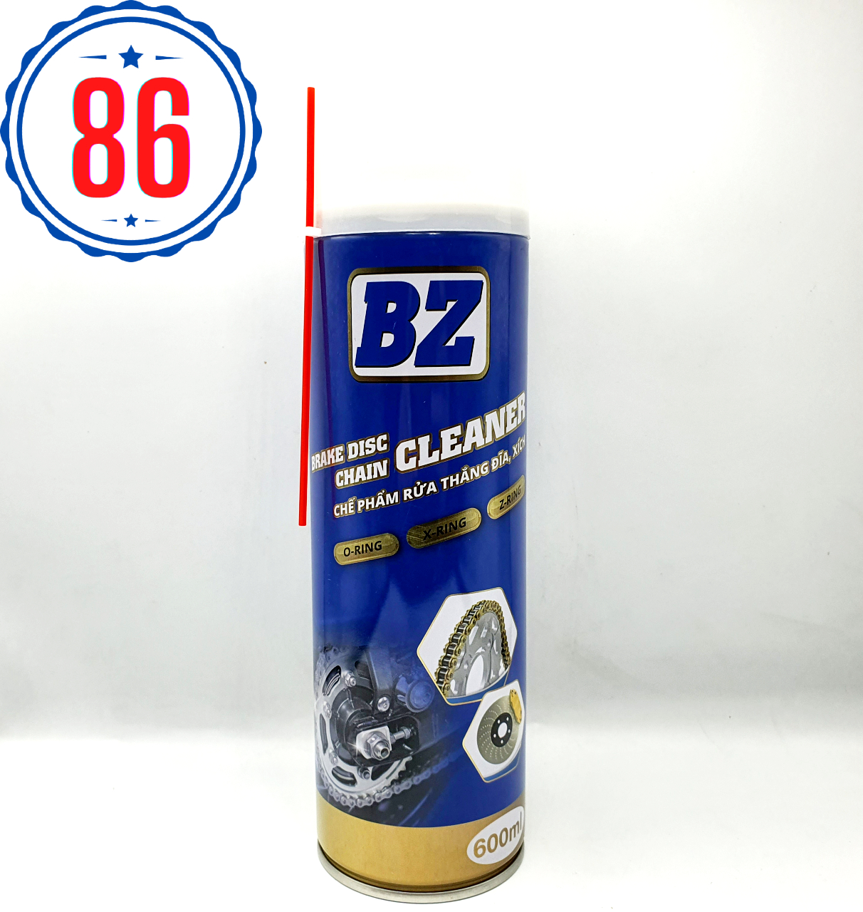 [HCM]CHAI XỊT RỬA SÊN VÀ BỐ THẮNG BZ BRAKE CHAIN CLEANER 600ML dầu nhớt chính hãng - dầu nhớt xịn chăm sóc xe toàn d