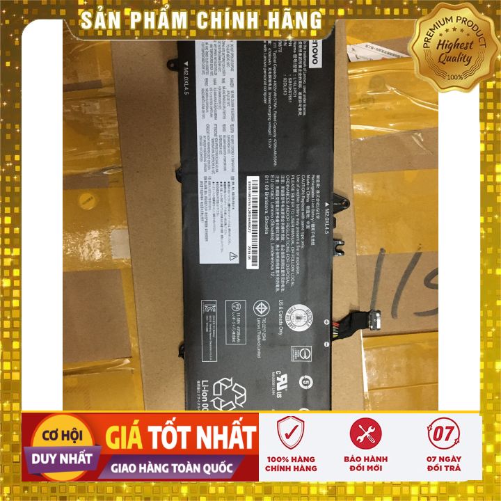 Pin(battery)Original Laptop Lenovo Thinkpad T490s L18L3PD1 Zin