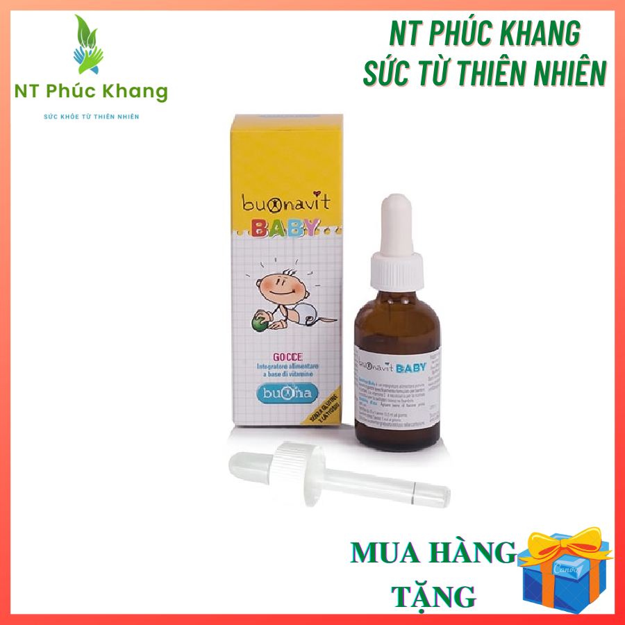 Vitamin tổng hợp nhỏ giọt Buonavit Baby