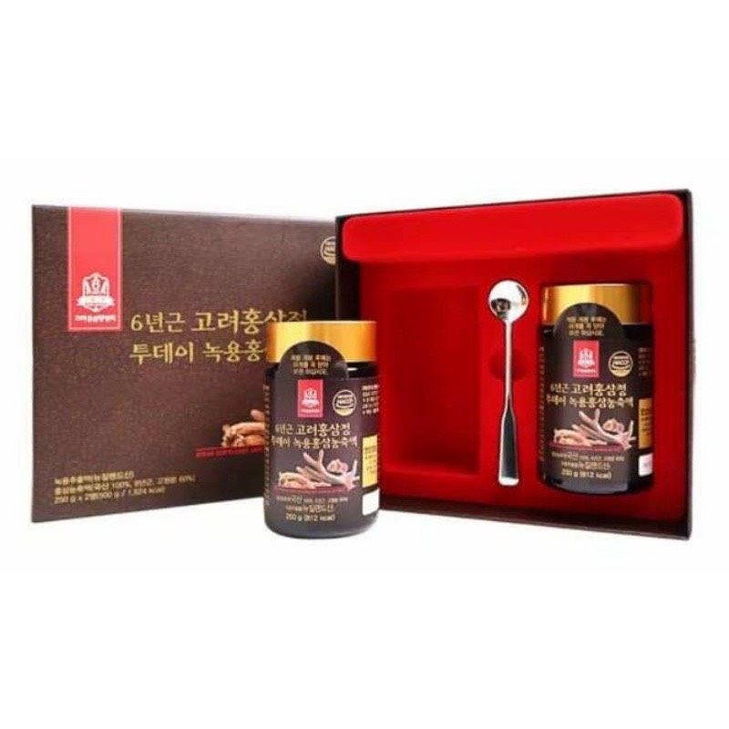 Cao hồng sâm nhung hươu goryo hàn quốc hộp 2 lọ x 250g