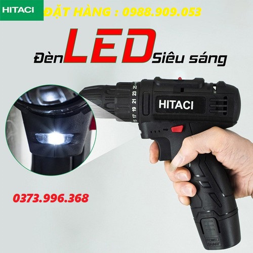 MÁY KHOAN PIN 12V - 2 TỐC ĐỘ -