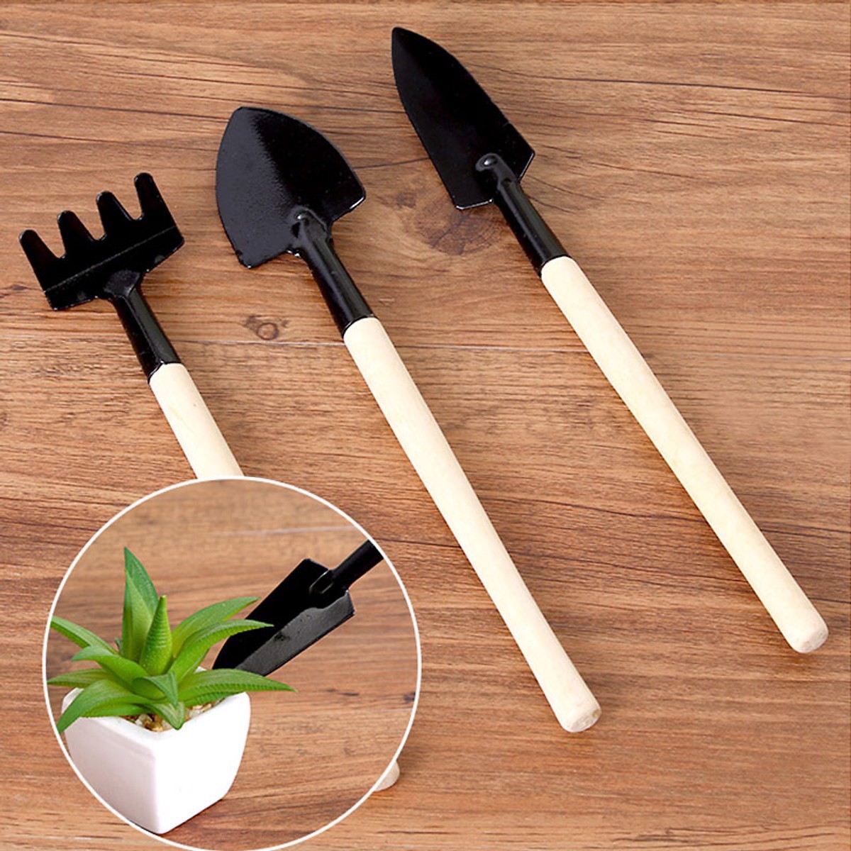 Bộ Dụng Cụ Làm Vườn mini trồng cây cảnh