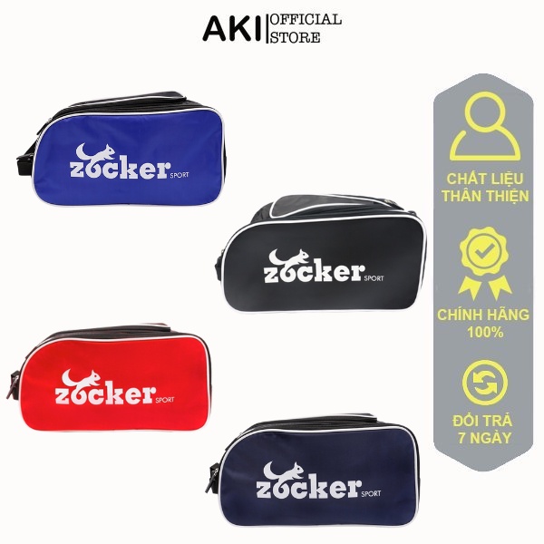 Túi đựng giày đá bóng Zocker, phụ kiện thể thao nam cao cấp - 2EVSHOP