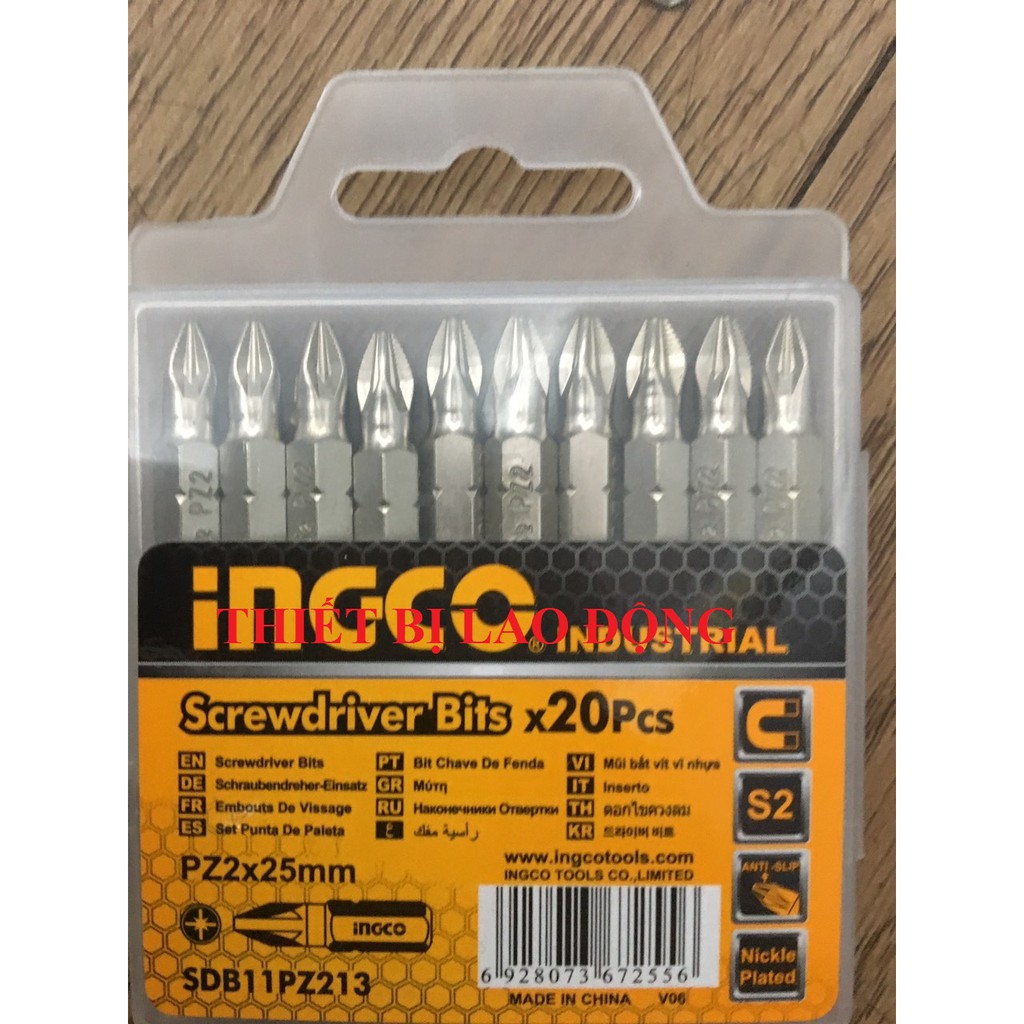Mũi bắt vít vĩ nhựa hiệu ingco sdb11pz213.0