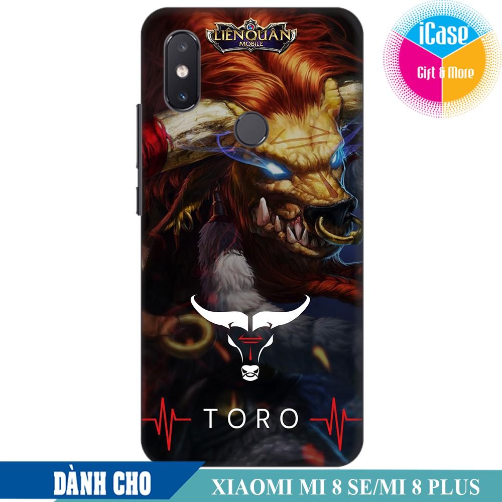 Ốp lưng nhựa dẻo dành cho Xiaomi Mi 8SE in hình Toro