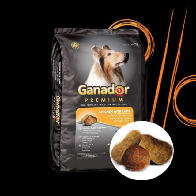 Thức ăn ganador cho chó lớn Gói 1.5kg vị cừu và gà Aldult