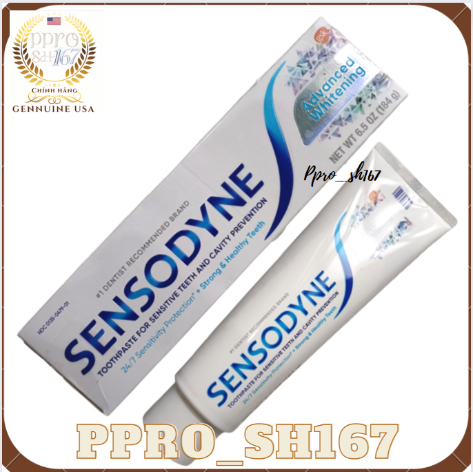 Kem đánh răng sensodyne dành cho răng ê buốt ,mỹ 184g