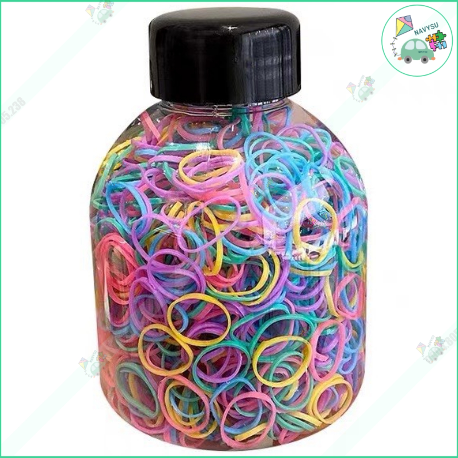 Thun cột/buộc tóc cho mẹ cho bé tiện dụng đa năng 25g 50g, chun cột/buộc tóc
