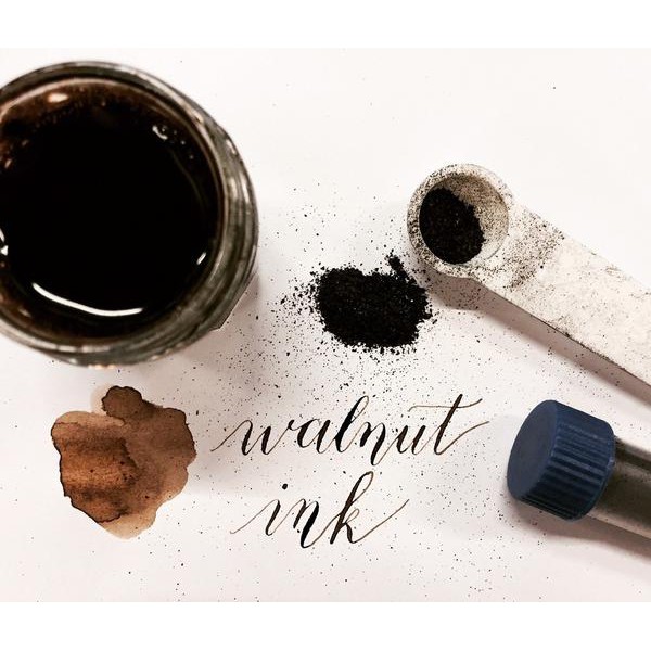Mực walnut chuyên dụng cho viết calligraphy, drawing - tặng chiết mực