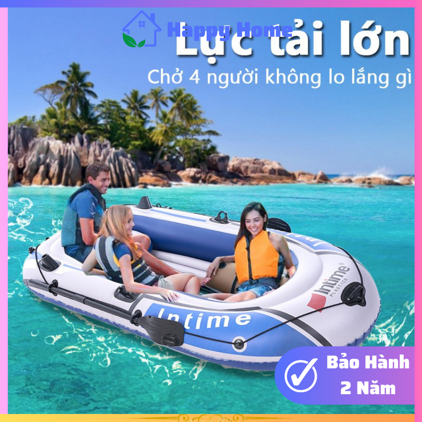 Thuyền hơi thuyền phao xuồng bơm hơi thuyền câu cá INTIME 2 - 4 người lớn dày hơn rộng hơn cao cấp chắc chắn thuyền dã ngoại. thuyền câu cá - HAPPY HOME