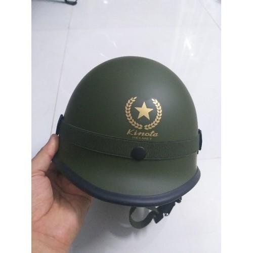 [HCM]NÓN BẢO HIỂM LÍNH KINOTA CAO CẤP SIÊU BỀN CHỊU CHẤN ĐỘNG MẠNH