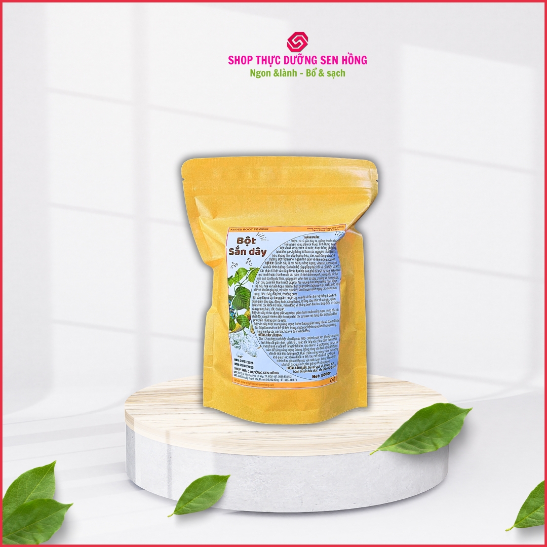 Bột sắn dây Hưng Yên nguyên chất (500gr) Hàng bao xài, bao đổi trả.