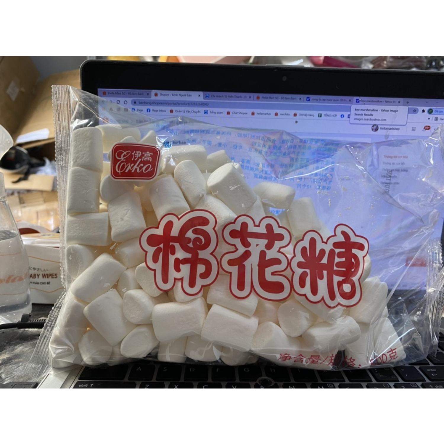 Kẹo marsh mallow trắng 1kg