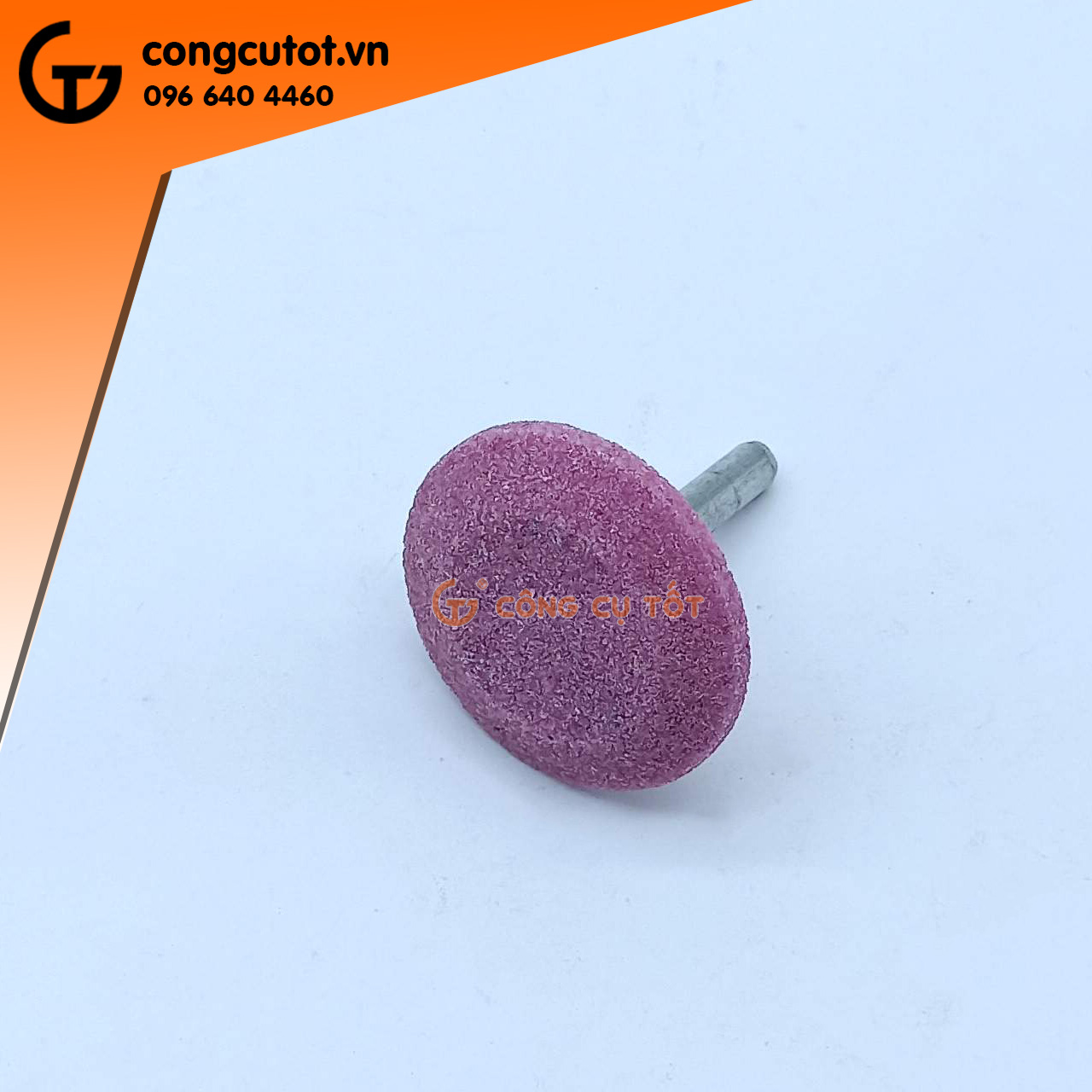 Mũi đá mài lốp hình đĩa T vát cạnh dày 10 ly cốt 6 ly
