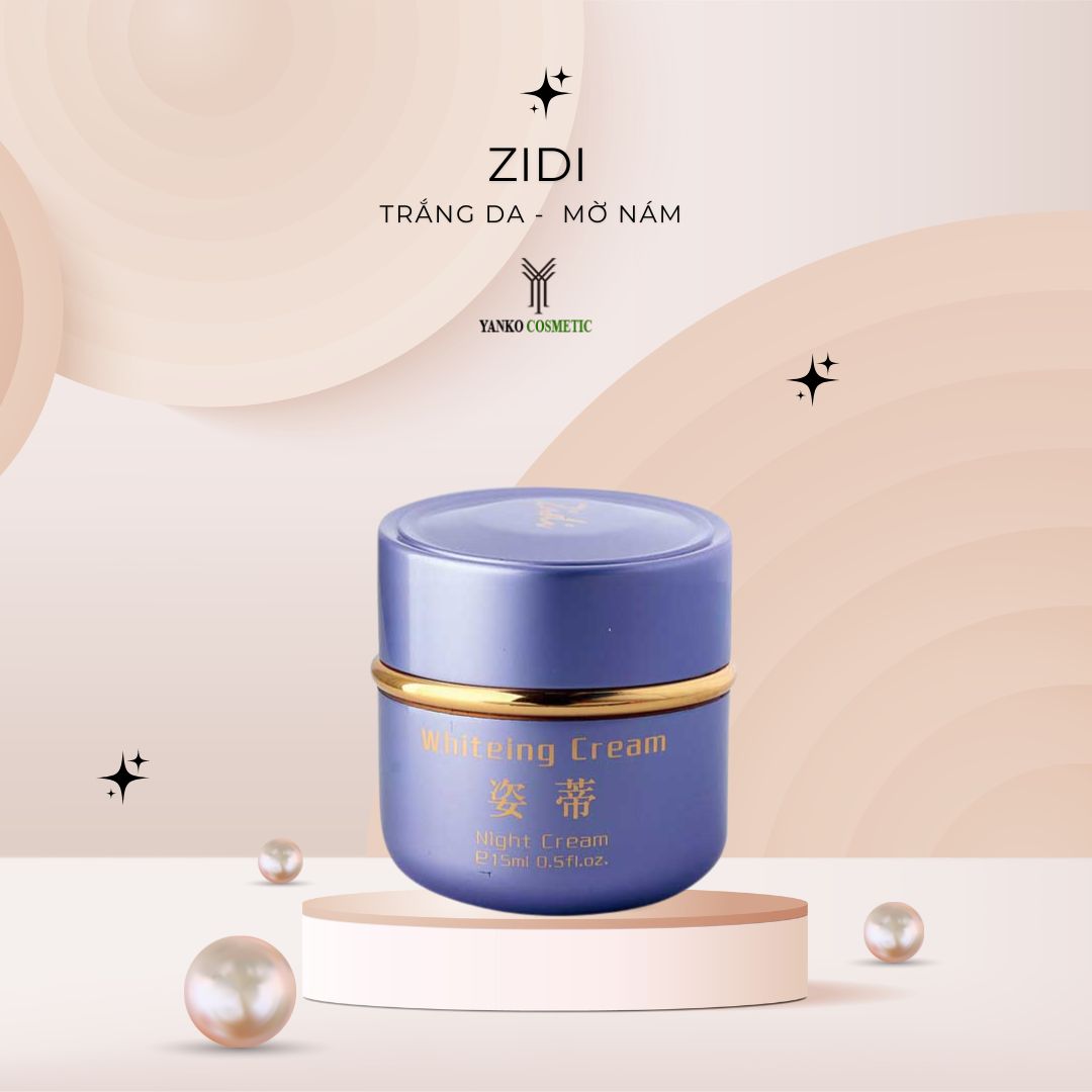 Kem dưỡng trắng da ban đêm Zidi