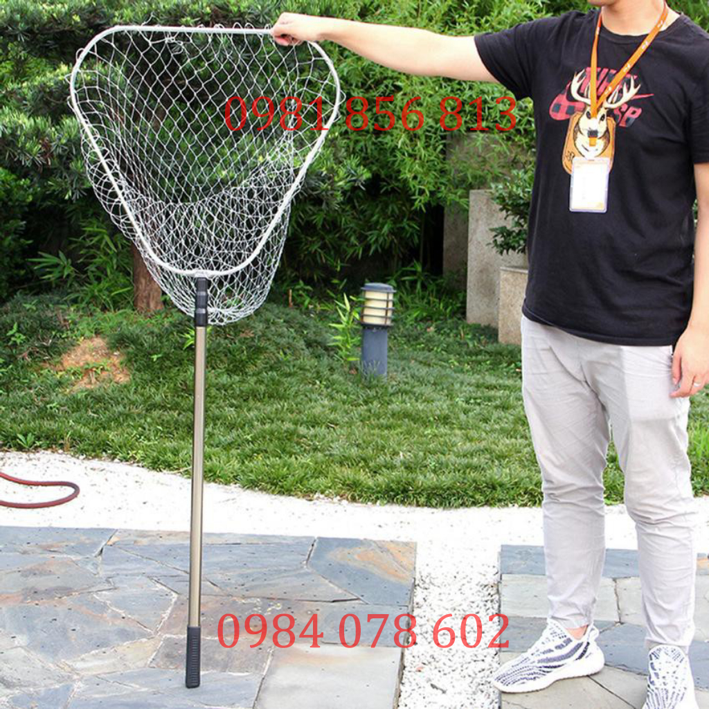 Vợt xúc cá inox 1m7 đến 3m
