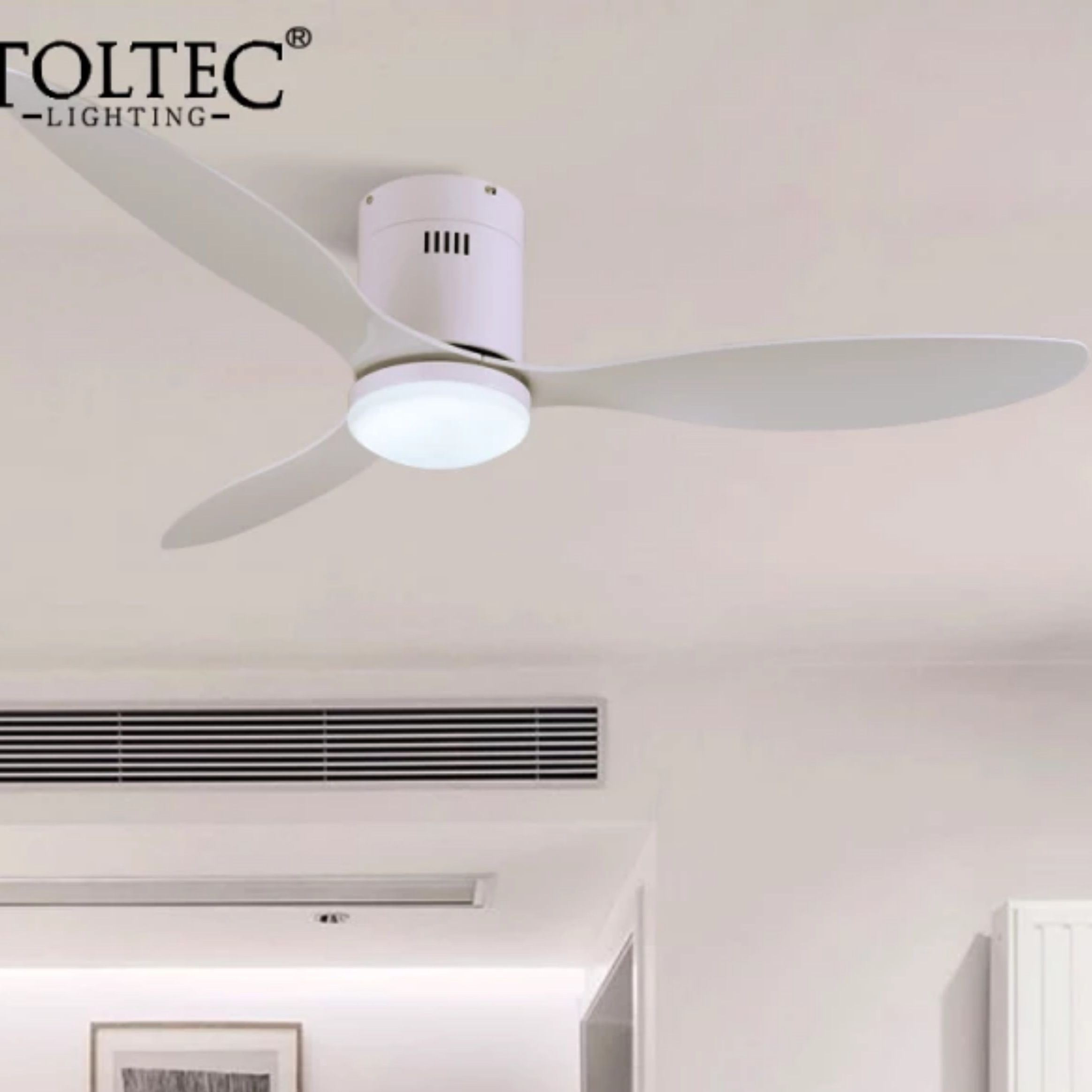 Quạt Trần 3 Cánh Kiểu Dáng Đơn Giản Thon Gọn 1005 Lõi Đồng Chạy 6 Tốc Độ Gió , Có Điều Từ Xa [ Bảo Hành 5 Năm ]