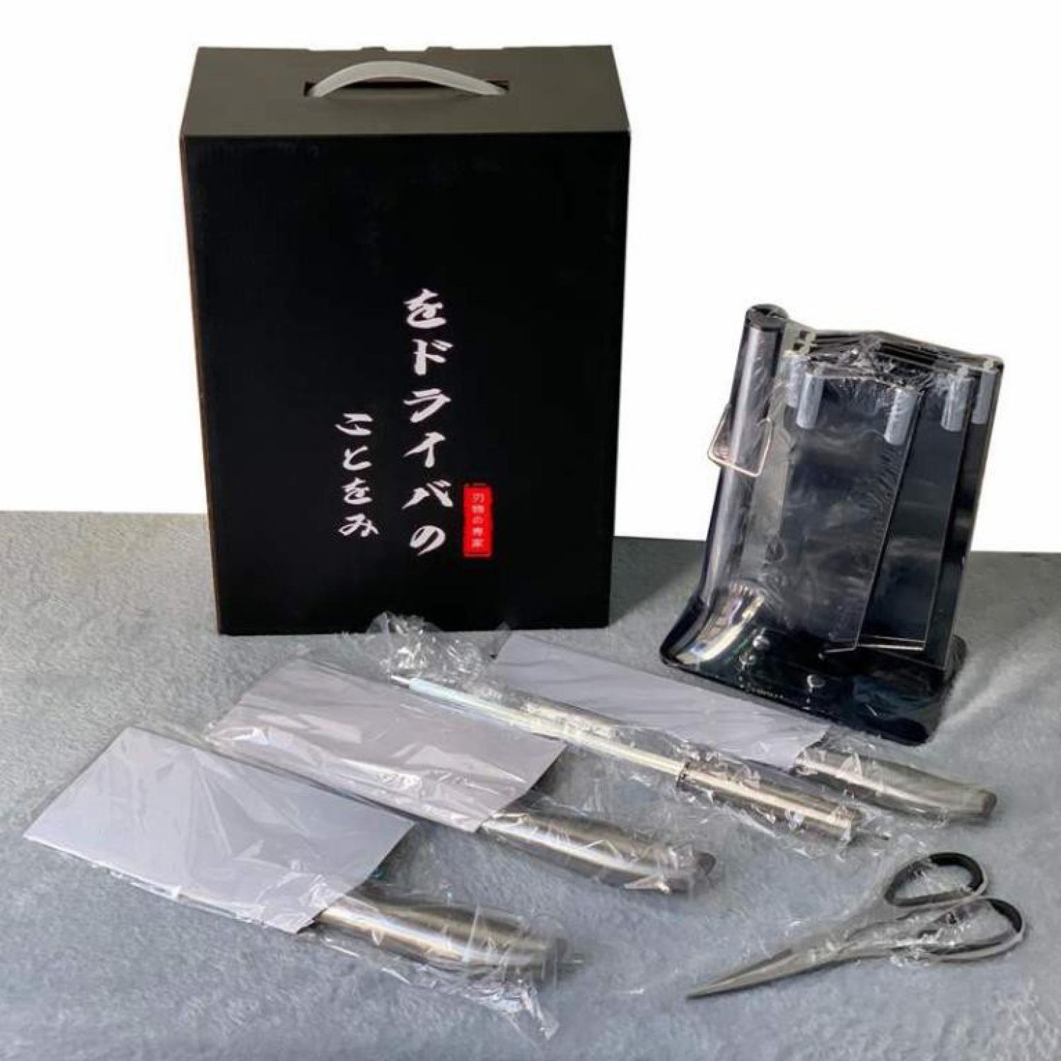 Bộ dao nhật nhà bếp cao cấp 6 món kèm giá đựng - dao nhật dụng cụ nhà bếp