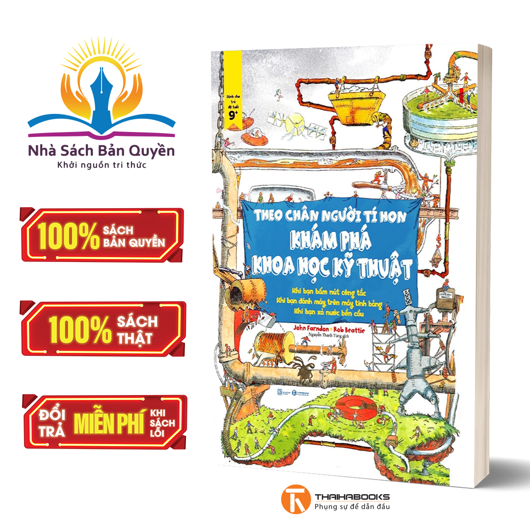 Sách - Theo chân người tí hon – Khám phá Khoa học kỹ thuật