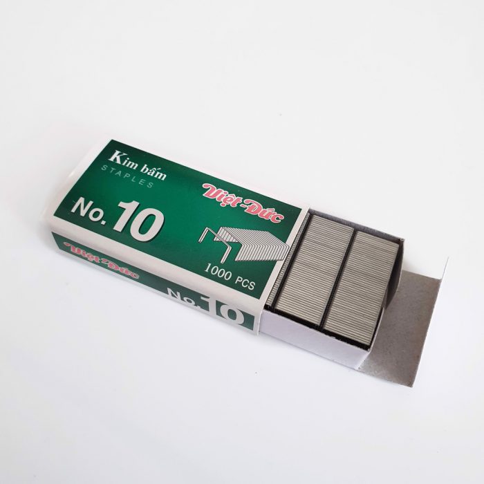 Ghim bấm số 10 việt đức số - đinh bấm số 10 - kim bấm việt đức #10