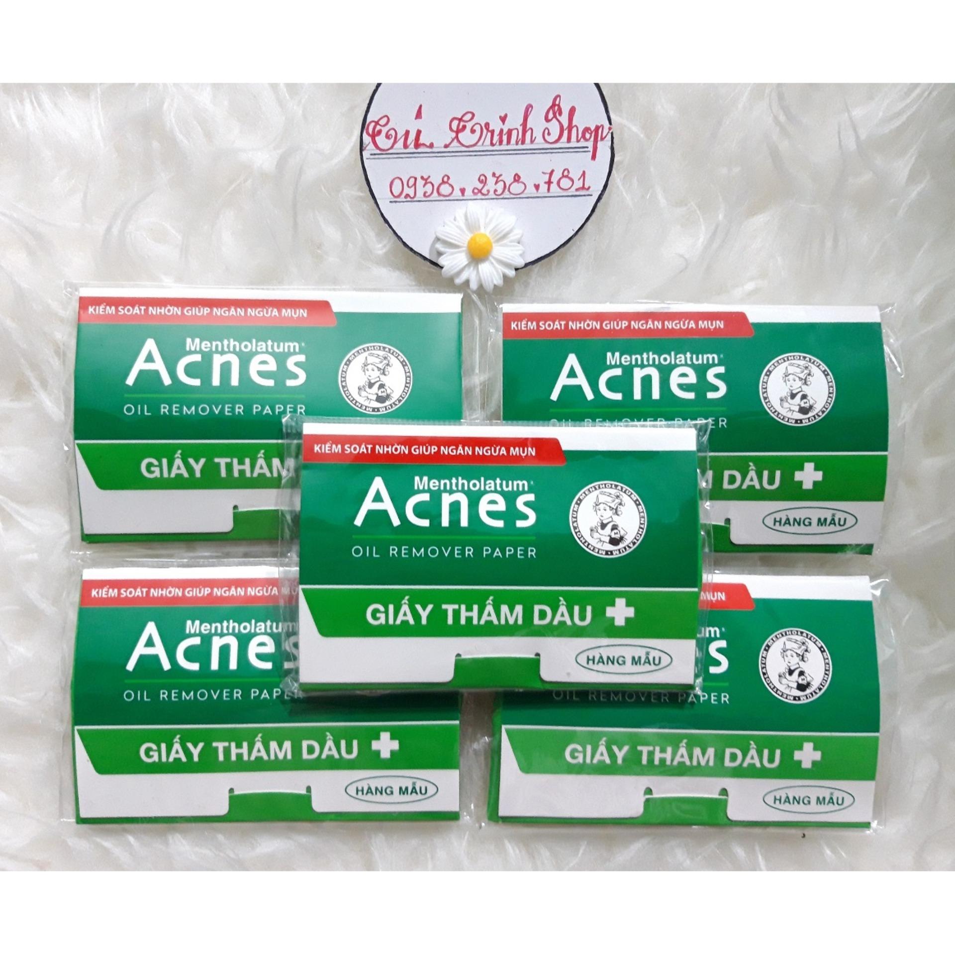 Combo 10 gói Giấy thấm dầu Acnes 50 tờ/ gói